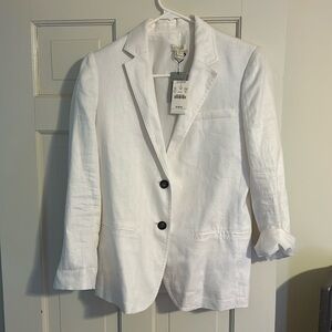 White JCrew blazer